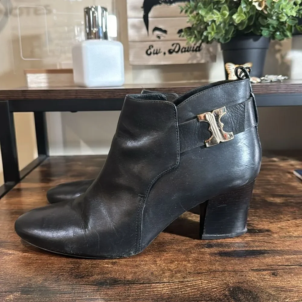 Tory Burch Black‎ heeled booties size 9.5